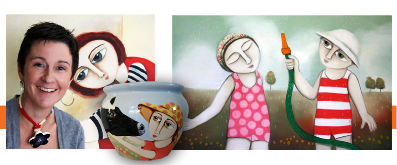 Danielle McManus - Her colourful, figurative offerings provide viewers with thought-provoking images.